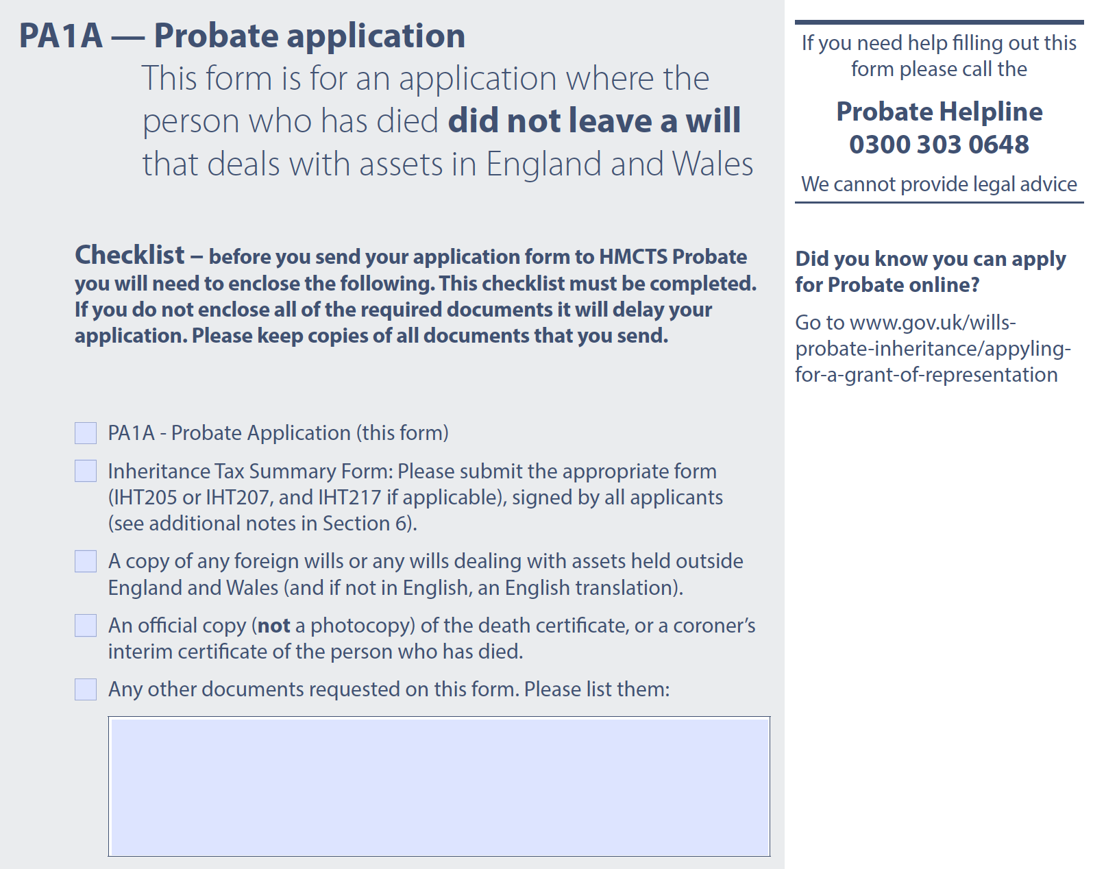 Important DIY Probate Pack Updates - DIY Probate: How To Apply For 